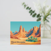 Tibesti-Gebirge Tschad Postkarte (Stehend Vorderseite)