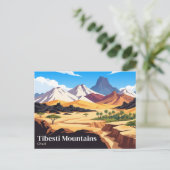 Tibesti-Gebirge Tschad Postkarte (Stehend Vorderseite)