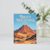 Tibesti-Gebirge Tschad Postkarte (Stehend Vorderseite)