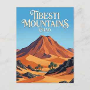 Tibesti-Gebirge Tschad Postkarte