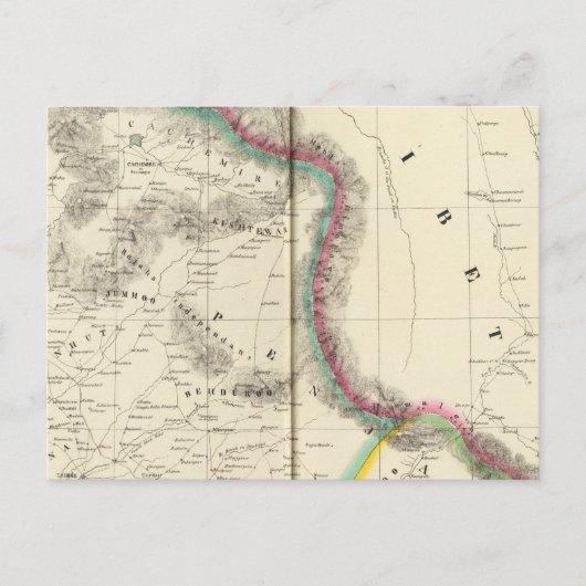 Tibet, Asien 68 Postkarte (Vorderseite)