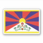 Tibet Aufkleber (Vorderseite)
