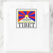 Tibet-Aufkleber Rechteckiger Aufkleber (Tasche)