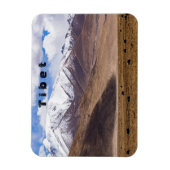 Tibet - Berglandschaft mit Yaks Magnet (Vertikal)
