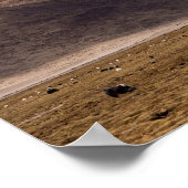 Tibet - Berglandschaft mit Yaks Poster (Ecke)