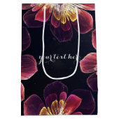 Tibet-Blume | Custom Gift Bag Mittlere Geschenktüte (Rückseite)