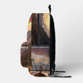 TIbet - Buddhism - Meditation Bedruckter Rucksack (Rechts)