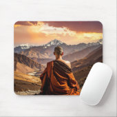 TIbet - Buddhism - Meditation Mousepad (Mit Mouse)