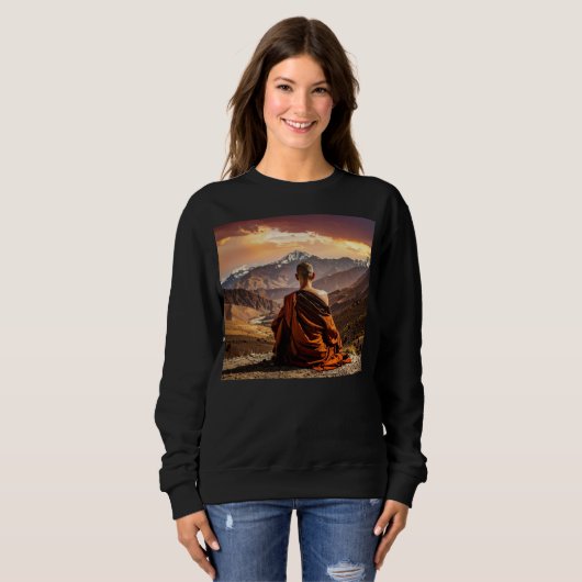 TIbet - Buddhism - Meditation Sweatshirt (Vorne ganz)
