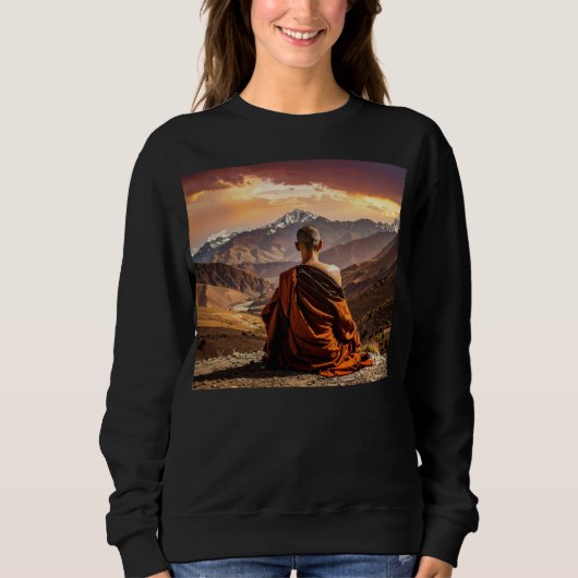TIbet - Buddhism - Meditation Sweatshirt (Vorderseite)