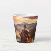 Tibet - Buddhismus - Meditation Milchtasse (Vorderseite)