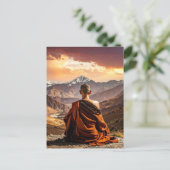 Tibet - Buddhismus - Meditation Postkarte (Stehend Vorderseite)