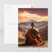 Tibet - Buddhismus - Meditation Postkarte (Vorne/Hinten)
