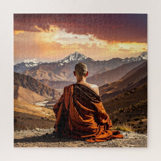Tibet - Buddhismus - Meditation Puzzle (Vertikal)