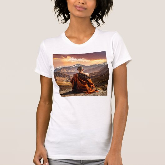 Tibet - Buddhismus - Meditation T-Shirt (Vorderseite)