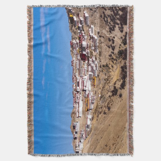 Tibet - Buddhistisches Kloster Ganden Decke (Vorderseite Vertikal)