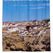 Tibet - Buddhistisches Kloster Ganden Duschvorhang (Vorderseite)