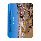 Tibet - Buddhistisches Kloster Ganden Magnet (Vertikal)