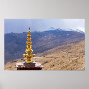 Tibet - Buddhistisches Kloster Ganden Poster
