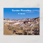 Tibet - Buddhistisches Kloster Ganden Postkarte (Vorderseite)