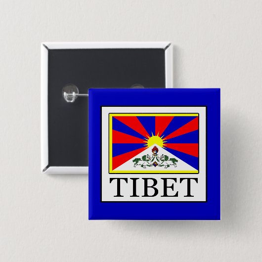Tibet Button (Vorne & Hinten)