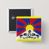 Tibet Button (Vorne & Hinten)