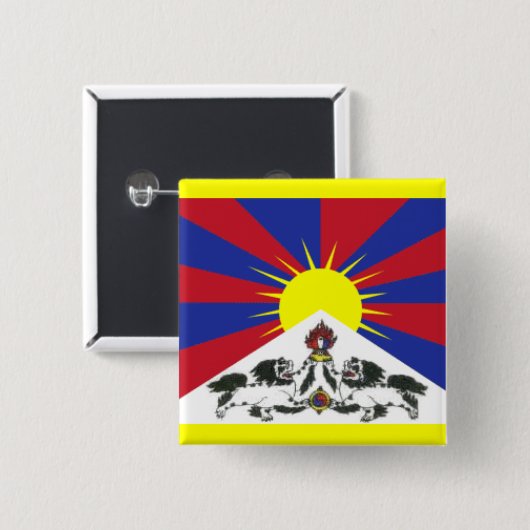 Tibet Button (Vorne & Hinten)