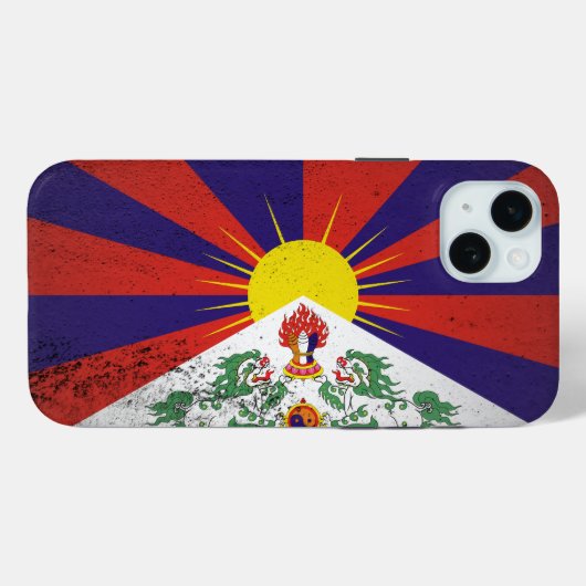 Tibet Case-Mate iPhone Hülle (Rückseite (Horizontal))