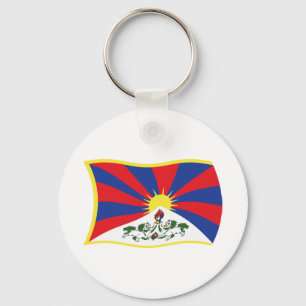 Tibet Flag Keychain Schlüsselanhänger