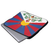 Tibet-Flag Laptopschutzhülle (Vorne Knopf)