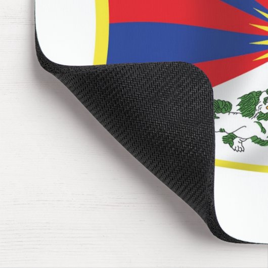 Tibet Flag Mousepad (Ecke)