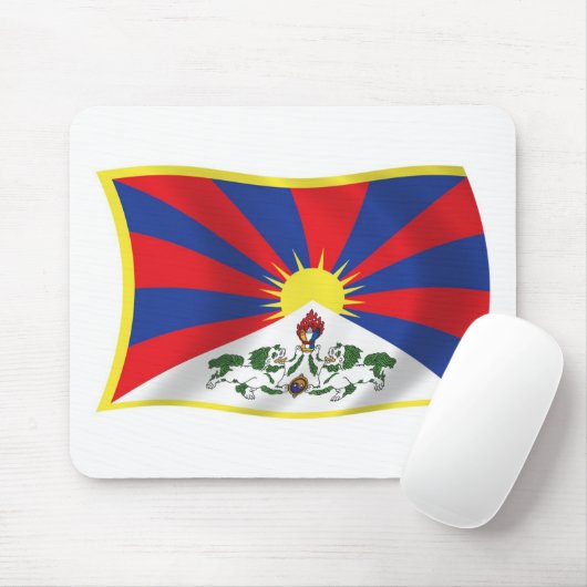 Tibet Flag Mousepad (Mit Mouse)