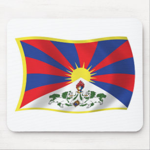 Tibet Flag Mousepad