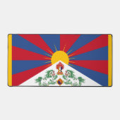 Tibet-Flag Schreibtischunterlage (Vorderseite)