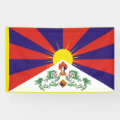 Tibet-Flagge Banner (Horizontal)