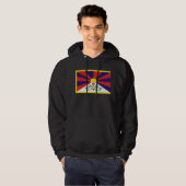 Tibet-Flagge Hoodie (Vorne ganz)