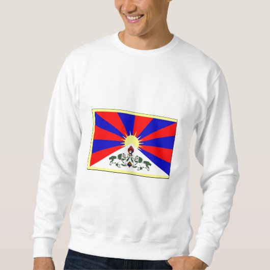 Tibet-FLAGGE International Sweatshirt (Vorderseite)