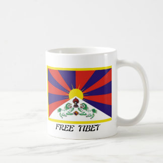 Tibet-Flagge Kaffeetasse