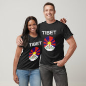 Tibet-Flagge Modern T-Shirt (Unisex)