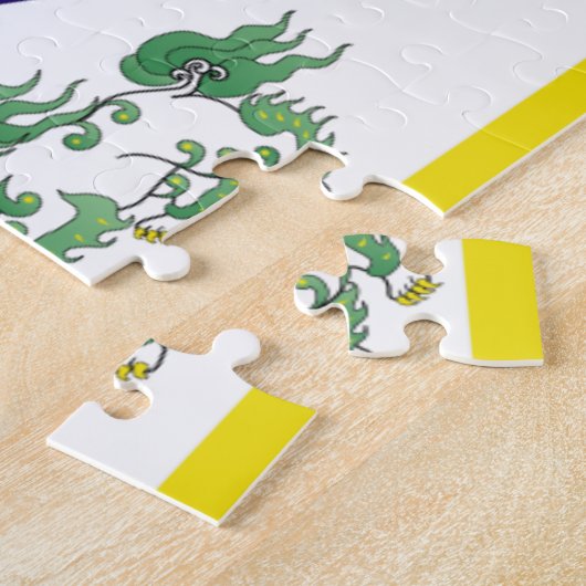 Tibet-Flagge Puzzle (Seite)