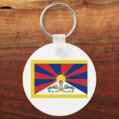 Tibet-Flagge Schlüsselanhänger (Vorderseite)