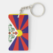 Tibet-Flagge Schlüsselanhänger (Rückseite)