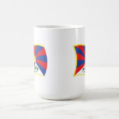 Tibet Flagge Tasse (Mittel)