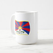 Tibet Flagge Tasse (Vorderseite Links)