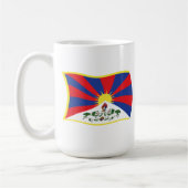 Tibet Flagge Tasse (Links)