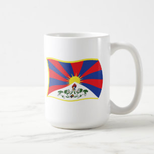 Tibet Flagge Tasse