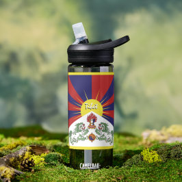 Tibet-Flasche, patriotische tibetische Flagge Trinkflasche