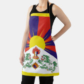 Tibet freie Flagge Schürze (InSitu)