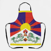 Tibet freie Flagge Schürze (Vorderseite)