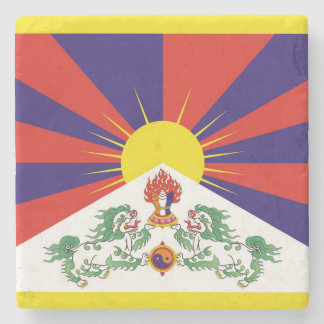 Tibet freie Flagge Steinuntersetzer